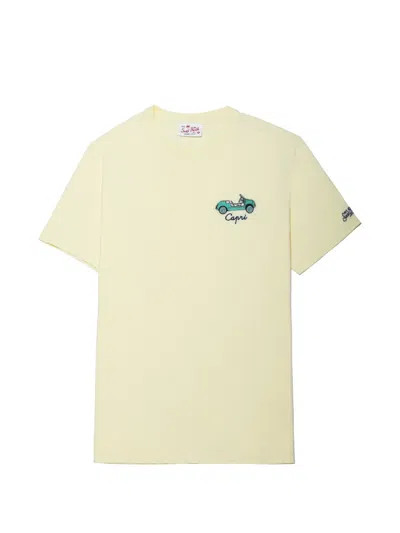 Mc2 Saint Barth Embroidered-logo T-shirt In Animal Print