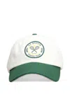 Mc2 Saint Barth Embroidered-patch Baseball Cap In White