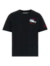 Mc2 Saint Barth Embroidery Crew-neck T-shirt In Black