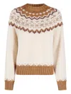 Mc2 Saint Barth Embroidery-detail Crew-neck Sweater In Multi