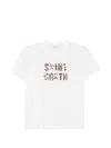 Mc2 Saint Barth Emilie Animal-print Logo-patch T-shirt In Multi