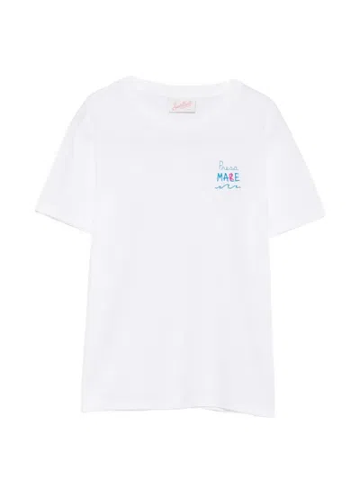 Mc2 Saint Barth Emilie Cotton T-shirt In White