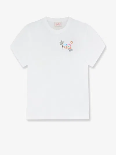Mc2 Saint Barth Emilie Cotton T-shirt In White