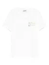 Mc2 Saint Barth Emilie Embroidered T-shirt In White