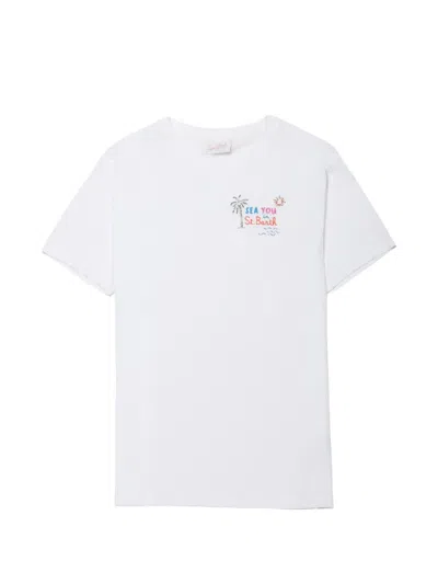 Mc2 Saint Barth Emilie Graphic-print T-shirt In White