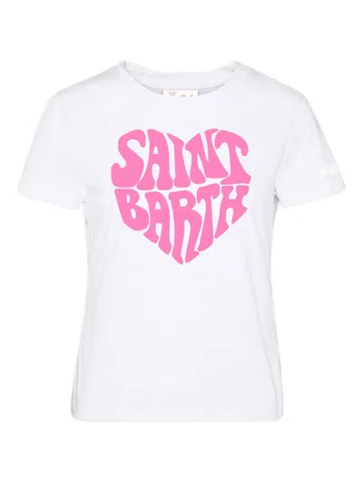 Mc2 Saint Barth Emilie Heart-print Cotton T-shirt