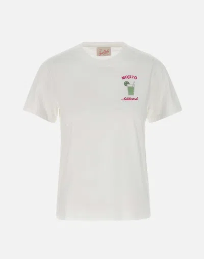Mc2 Saint Barth Emilie Mojito Addicted White T Shirt