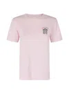 Mc2 Saint Barth Emilie Rhinestone-embellished T-shirt In Pink