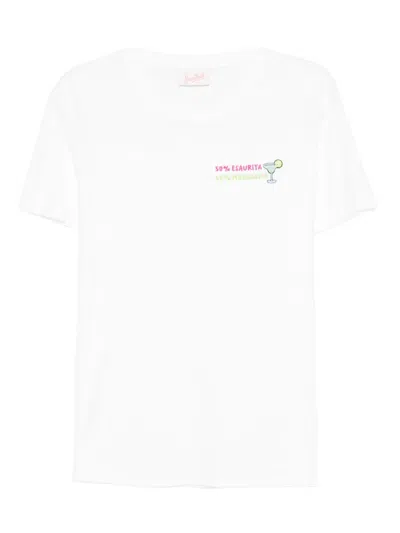 Mc2 Saint Barth Emilie T-shirt In White