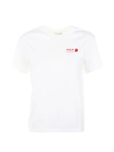 Mc2 Saint Barth Emilie T-shirt In White