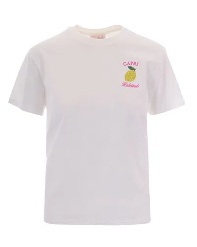 Mc2 Saint Barth Emilie T-shirt In Neutral