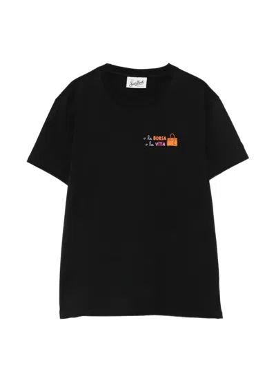 Mc2 Saint Barth Emilie T-shirt In Black