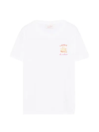 Mc2 Saint Barth Emilie T-shirt In White