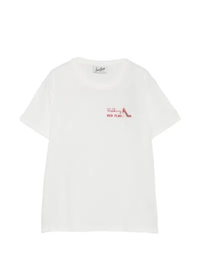 Mc2 Saint Barth Emilie T-shirt In White