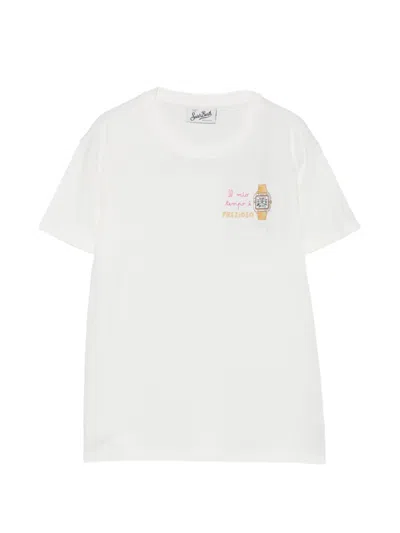 Mc2 Saint Barth Emilie T-shirt In White