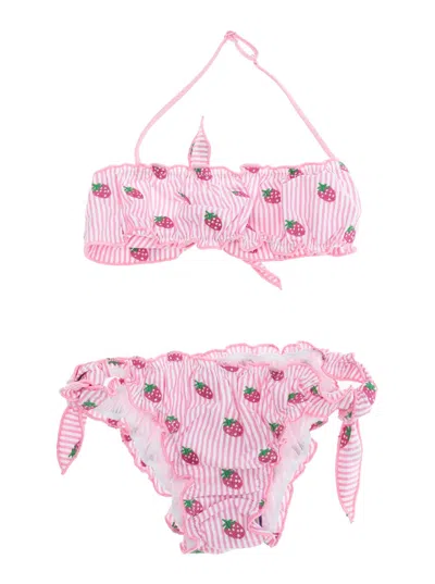 Mc2 Saint Barth Kids' Emy Cotton In Pink