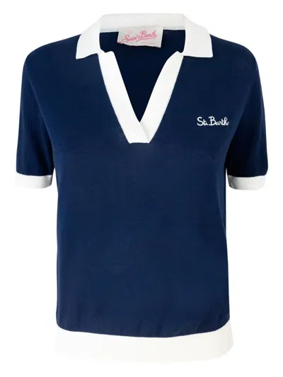 Mc2 Saint Barth Evonne T-shirt In Blue
