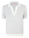 Mc2 Saint Barth Polo Evonne Con Motivo A Righe Multicolor In Multi