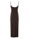 Mc2 Saint Barth Lycra Bodycon Dress With All-over Strass Embellishment