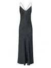 Mc2 Saint Barth Eydis Cross-back Leopard-print Maxi Dress In Black