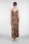 Mc2 Saint Barth Eydis In Animalier Viscose In Animal Print