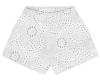 Mc2 Saint Barth Eyelet-embroidered Shorts In White