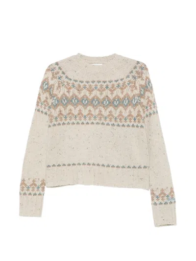 Mc2 Saint Barth Fair Isle Sweater In Multi