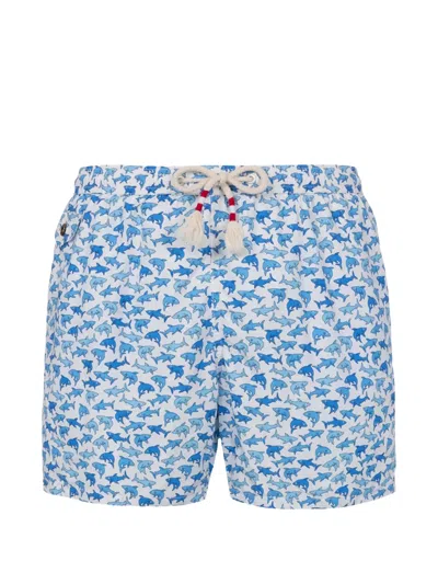 Mc2 Saint Barth Fantasy Costume Swim Shorts In Blue