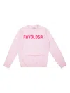 Mc2 Saint Barth Favolosa Crew-neck Sweater In Pink