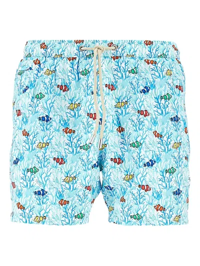 Mc2 Saint Barth Fish-print Swim Shorts