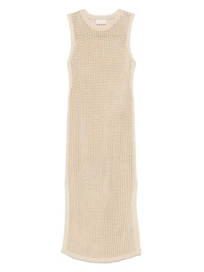 Mc2 Saint Barth Fishnet Midi Dress