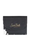 Mc2 Saint Barth Flap-fastening Card Holder In Black