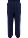 Mc2 Saint Barth Fleece Track Pants In Blue