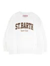 Mc2 Saint Barth Flock Sport Sweater In White
