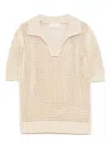 Mc2 Saint Barth Flora T-shirt In Neutrals