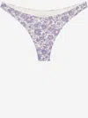 Mc2 Saint Barth Floral Pattern Bikini In Red