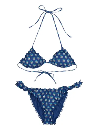 MC2 SAINT BARTH FLORAL-PRINT BIKINI