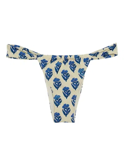 Mc2 Saint Barth Floral-print Bikini Briefs