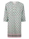 Mc2 Saint Barth Floral-print Cotton Dress In Multi