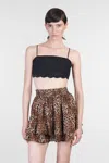 Mc2 Saint Barth Florida Broderie Anglaise Top In Black