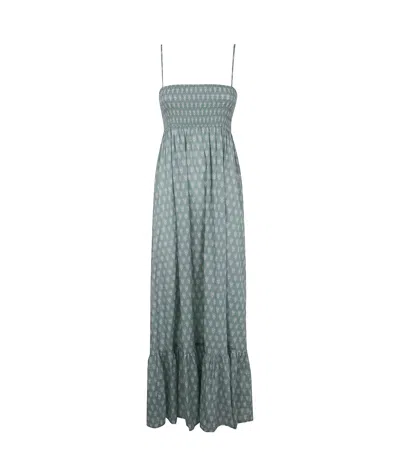 Mc2 Saint Barth Flounched Dress In Cottonradicalbuti
