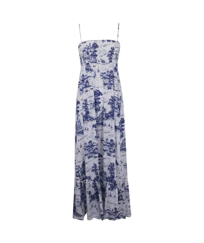 Mc2 Saint Barth Flounched Dress In Cottonsttropeztoile