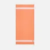 Mc2 Saint Barth Fluo Orange Fouta Towel Doubled With Sponge In Orange