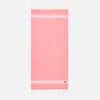 Mc2 Saint Barth Fluo Pink Fouta Doubled With Sponge In Pink