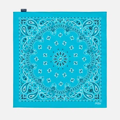 Mc2 Saint Barth Foulard Light Blue Bandanna