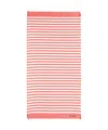 Mc2 Saint Barth Fouta Classic Honeycomb With Striped In Red