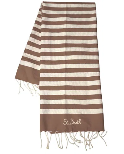 Mc2 Saint Barth Foutas Beach Towel In Multi