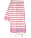 Mc2 Saint Barth Foutas Beach Towel In Pink