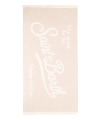 Mc2 Saint Barth Foutas Terry Beach Towel In Pink