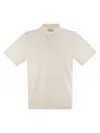 Mc2 Saint Barth Fraser Linen Polo Shirt